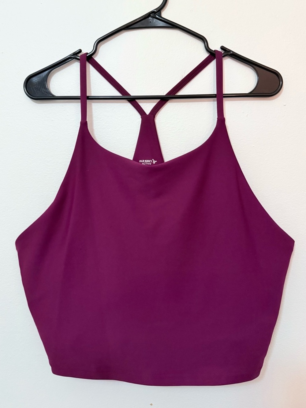 Old Navy Active Powersoft Built in bra cropped tank